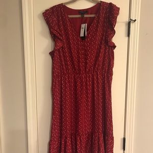 Banana republic red dress